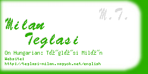 milan teglasi business card